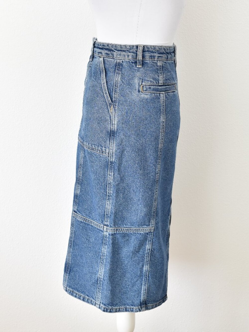 RAILS Olympic Denim Midi Skirt In Sorrento - 24 - Picture 4 of 11